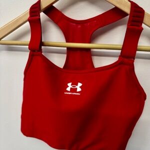 Under Armour Red Sports Bra - Size Medium